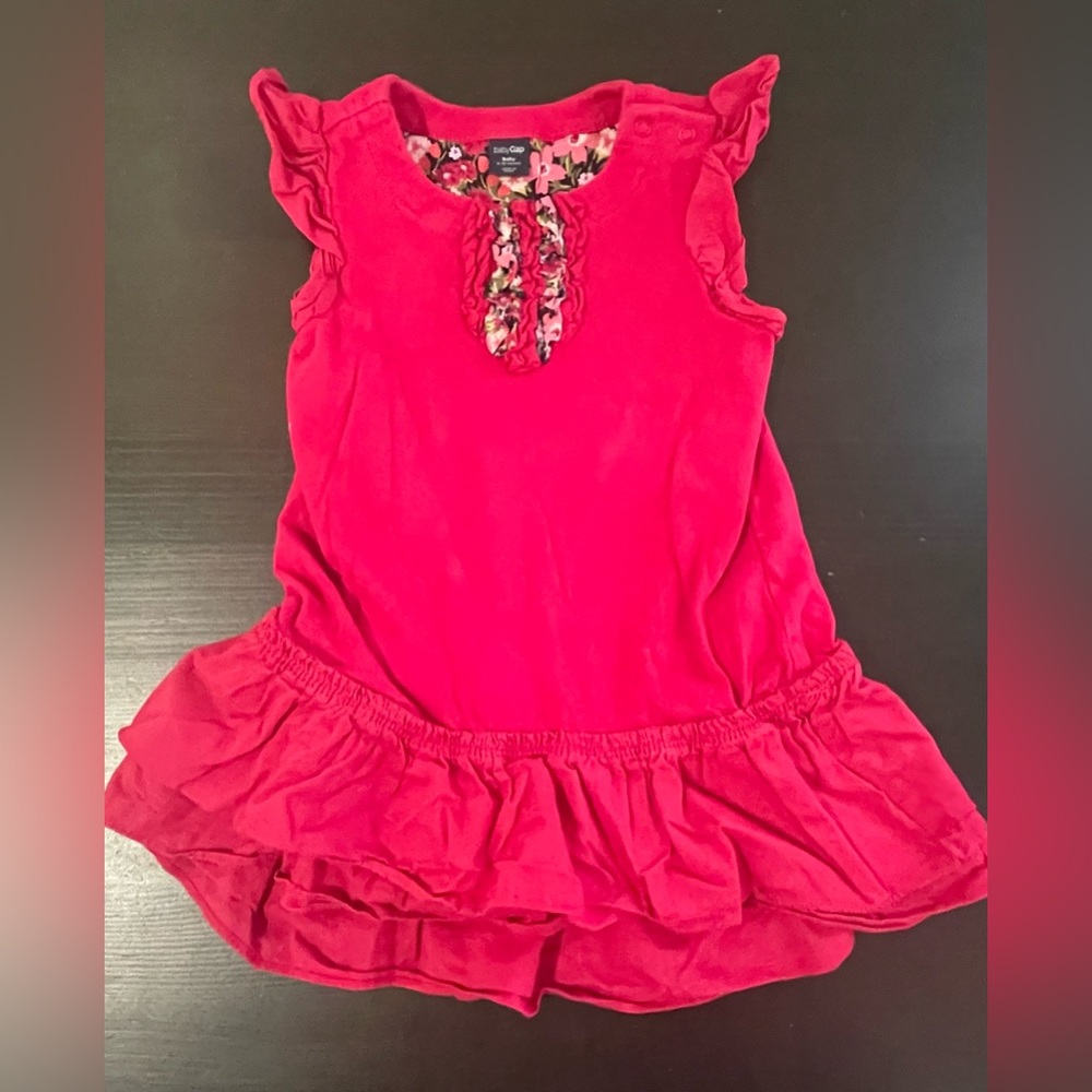 Gymboree 100% Cotton *Great Cond.* Floral Dress Size 6-12mo